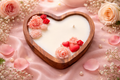 💘 Heart of Roses Candle Bowl